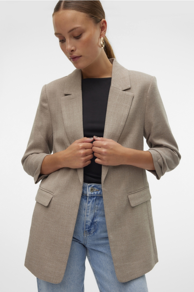 VMFRIDA 3/4 REGULAR BLAZER NOOS 10306404 SILVER MINK